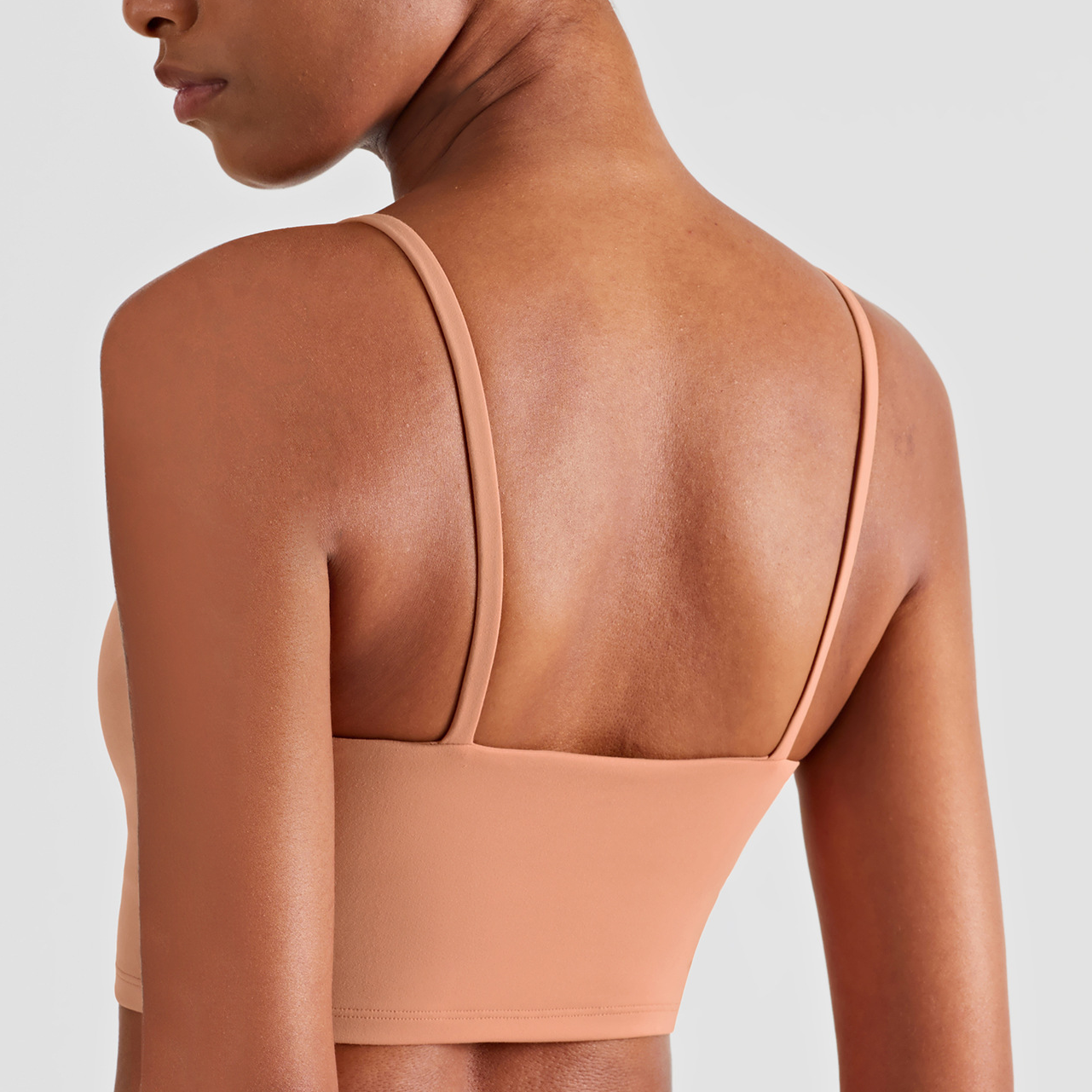 Wholesale Eco-Friendly Halter Neck Yoga Leggings Women Sheer Mesh Panel Anti-Odor Shapewear