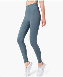 Wholesale Euro-American Yoga Leggings Women High Waist Seamless Snatched Fit Sweat-Wicking Pants