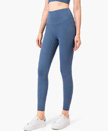 Wholesale Euro-American Yoga Leggings Women High Waist Seamless Snatched Fit Sweat-Wicking Pants