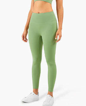 Wholesale Euro-American Yoga Leggings Women High Waist Seamless Snatched Fit Sweat-Wicking Pants