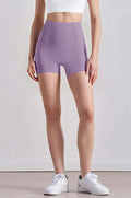 Wholesale Featherlight Yoga Shorts Women High Waist Scrunch Butt Lift Solid Running Pilates Shorts