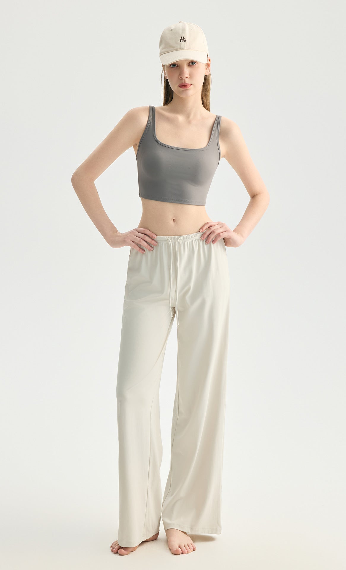 Wholesale Flowy Wide Leg Yoga Pants Loose Slimming Pilates