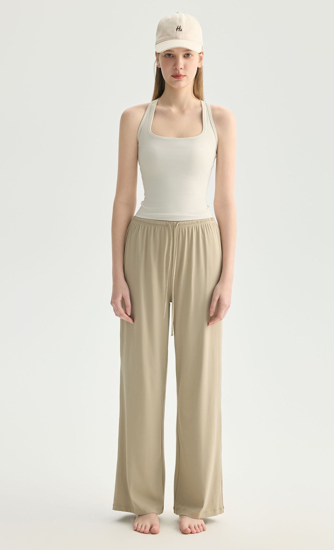 Wholesale Flowy Wide Leg Yoga Pants Loose Slimming Pilates