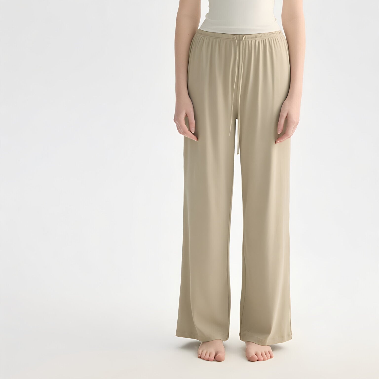 Wholesale Flowy Wide Leg Yoga Pants Loose Slimming Pilates