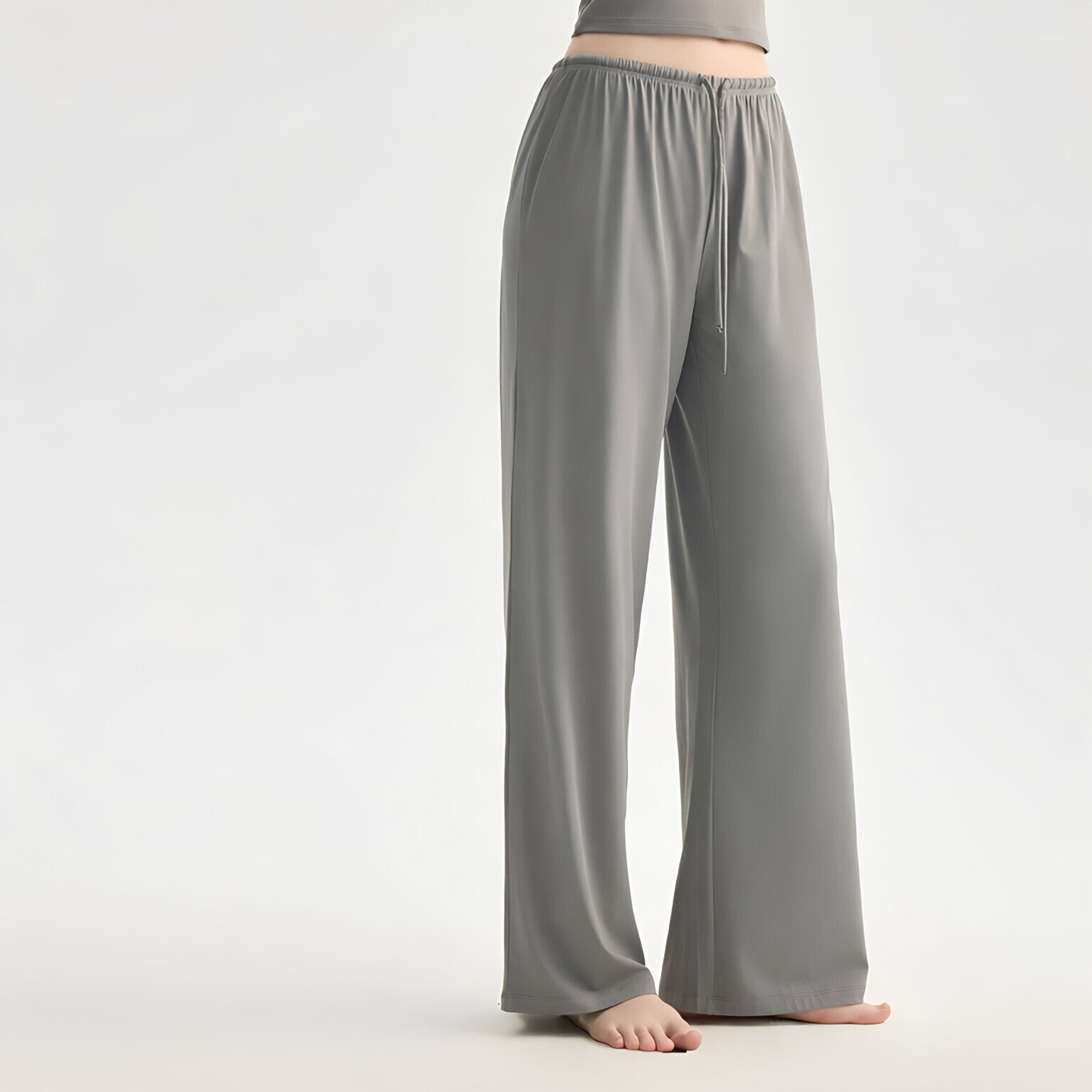 Wholesale Flowy Wide Leg Yoga Pants Loose Slimming Pilates