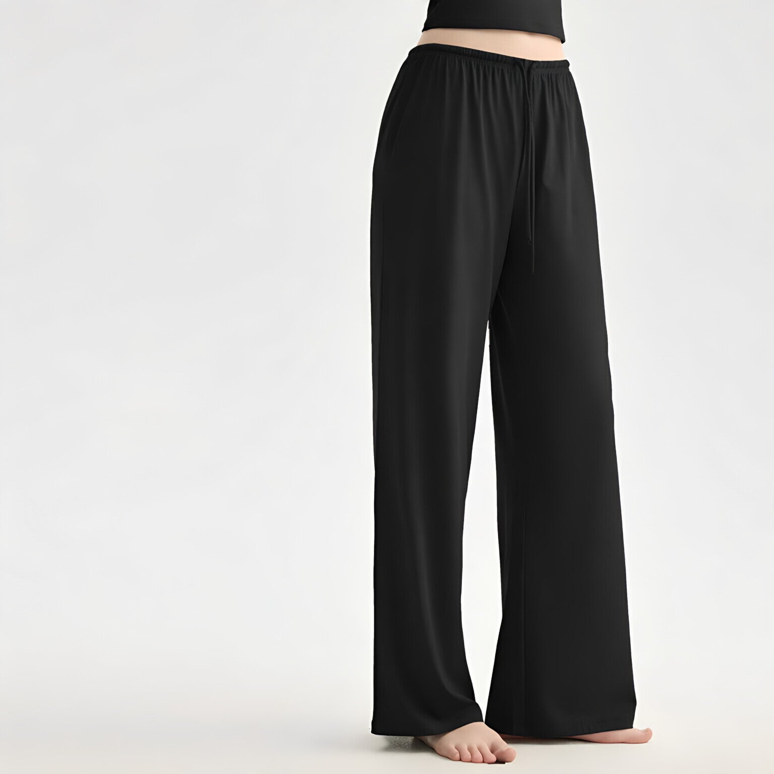 Wholesale Flowy Wide Leg Yoga Pants Loose Slimming Pilates