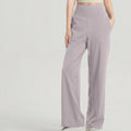 Wholesale High Waist Flared Yoga Pants Women Anti-UV Printed Full Length Wide Leg Workout Pants