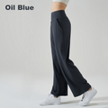 Wholesale High Waist Flared Yoga Pants Women Anti-UV Printed Full Length Wide Leg Workout Pants