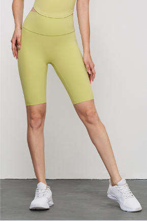 Wholesale Naked Feeling 5" Biker Shorts Women Mid-Rise One Size Super Stretchy Yoga Shorts