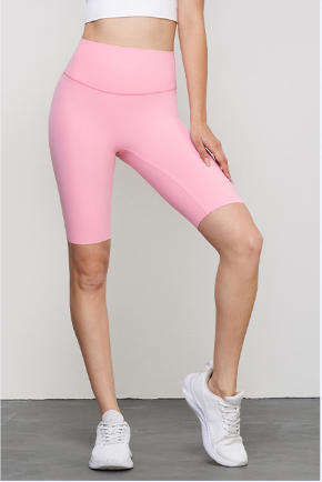Wholesale Naked Feeling 5" Biker Shorts Women Mid-Rise One Size Super Stretchy Yoga Shorts