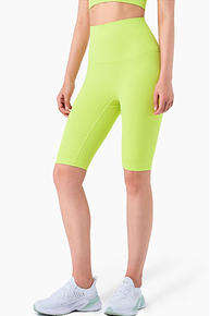 Wholesale Naked Feeling 5" Yoga Shorts Women High Waist Butt Lifting No Camel Toe Flattering Fit Workout Shorts
