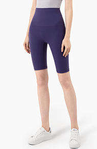 Wholesale Naked Feeling 5" Yoga Shorts Women High Waist Butt Lifting No Camel Toe Flattering Fit Workout Shorts
