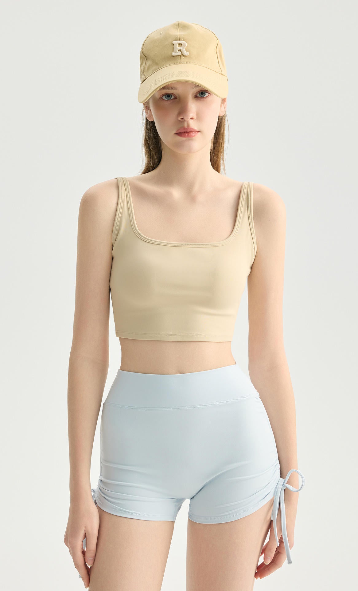 Wholesale Nude Feel Yoga Pants Women High Waist Scrunch Butt Lifting Leg-Lengthening Slim Fit