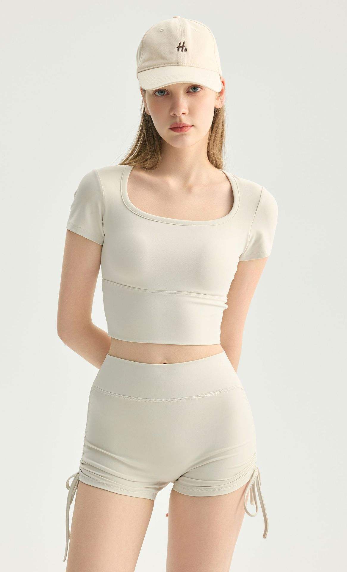 Wholesale Nude Feel Yoga Pants Women High Waist Scrunch Butt Lifting Leg-Lengthening Slim Fit
