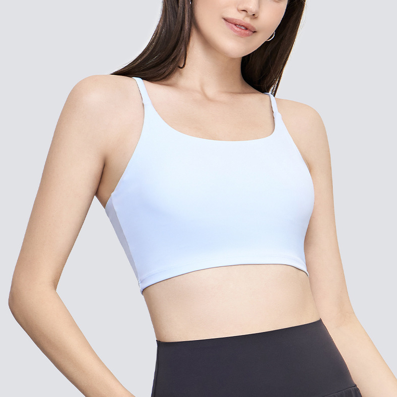 Wholesale Nuls Barely There Yoga Bra Women Backless Outer Layer Tank Top Pilates Sports Top