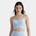 Wholesale Strapless Yoga Bra Women Backless Seamless Medium Support Minimalist Sports Top