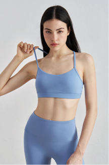 Wholesale Y-Line Straps Yoga Bra Women Backless Push-Up Lifting Plunge Sports Top