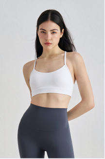 Wholesale Y-Line Straps Yoga Bra Women Backless Push-Up Lifting Plunge Sports Top