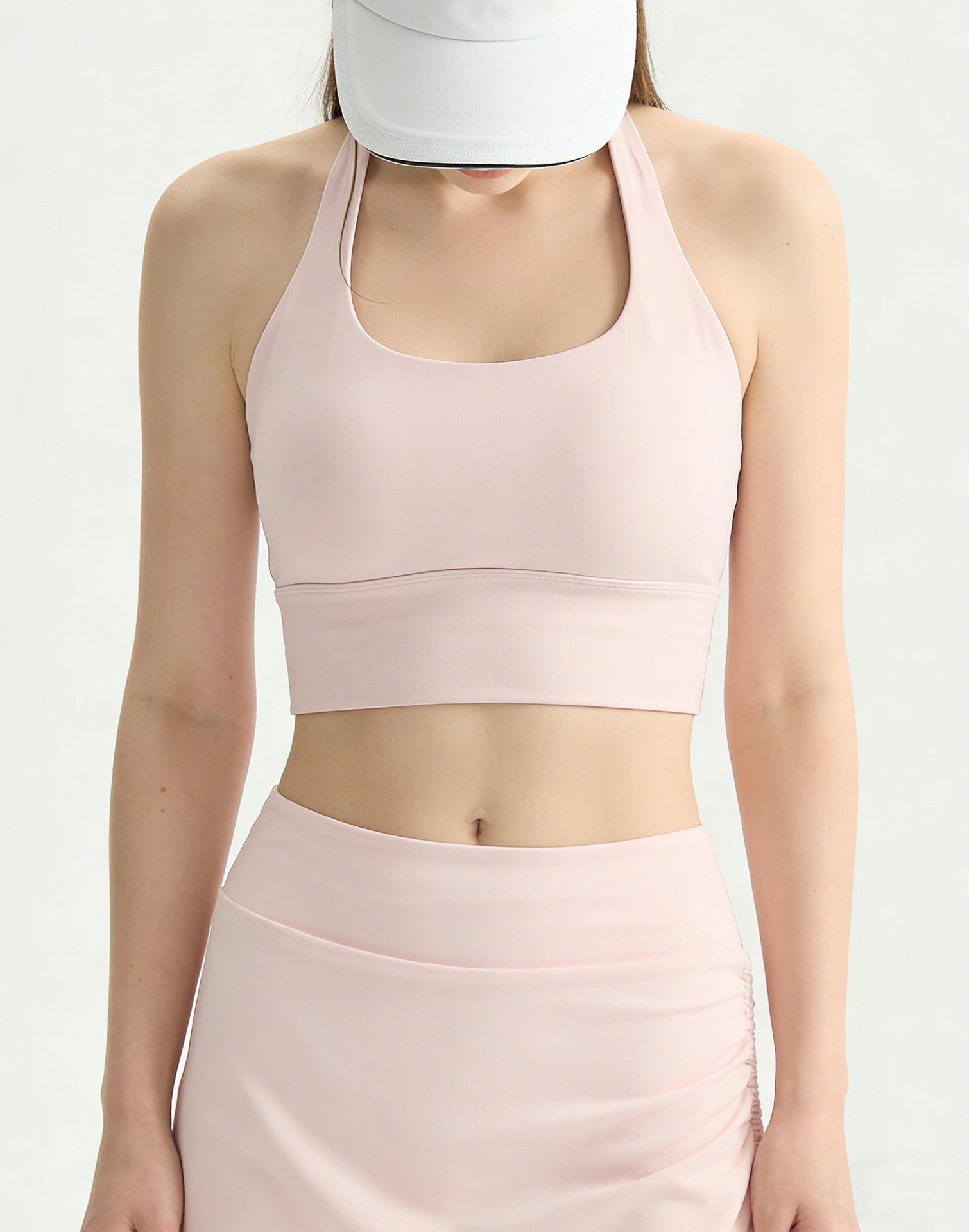 Wire Free Yoga Bra Padded Sweat Absorbent Pilates Top