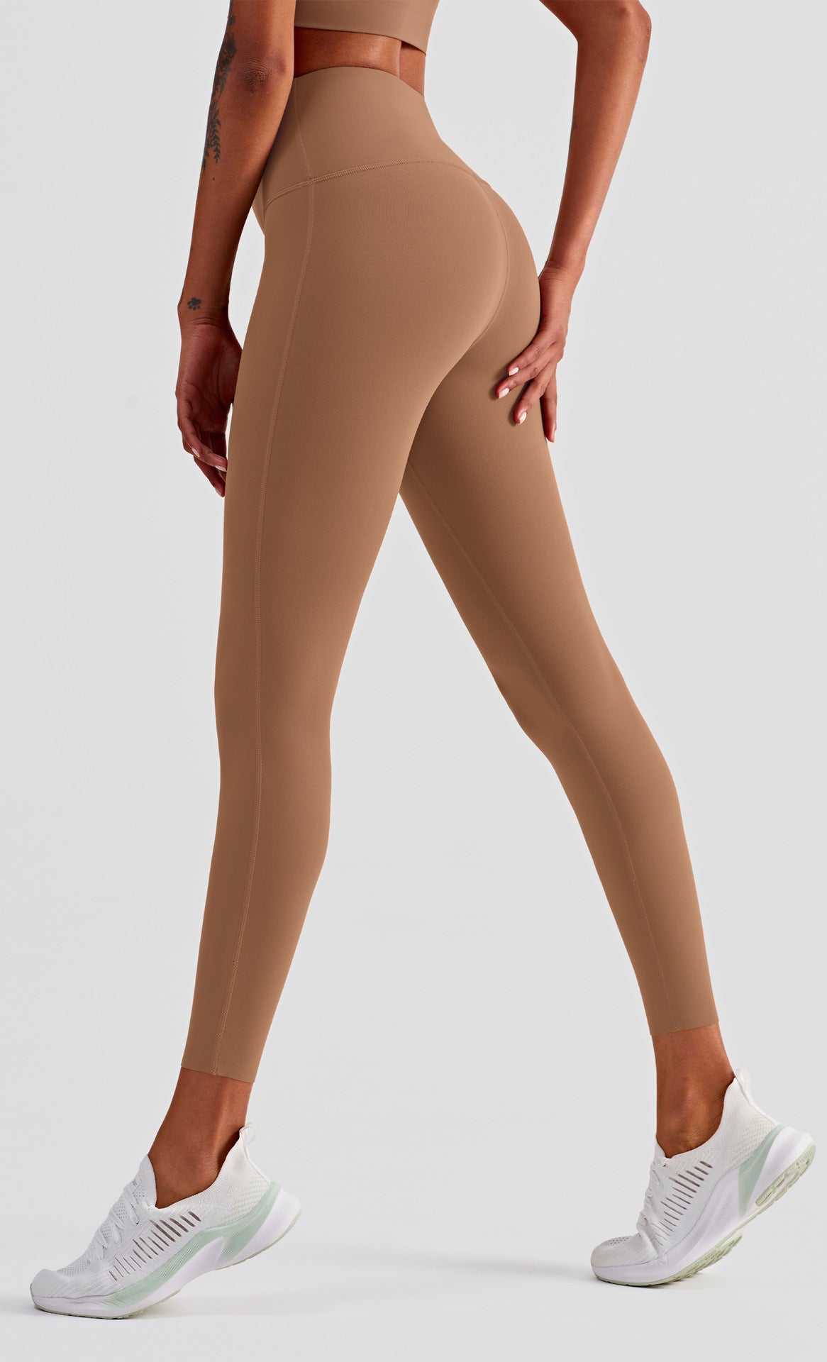 Women High Waist Compression Yoga Leggings Full Length Tummy Control Breathable Workout