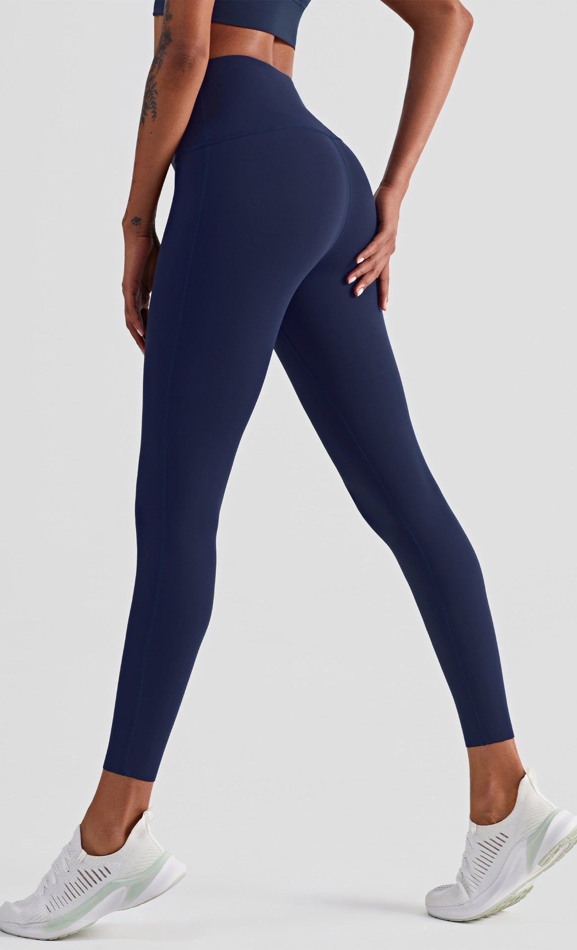 Women High Waist Compression Yoga Leggings Full Length Tummy Control Breathable Workout