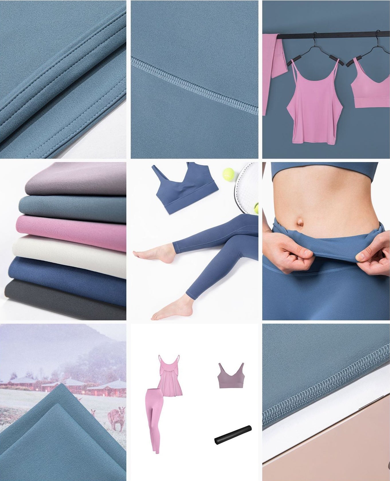 Women High Waist Yoga Pants Scrunch Butt Anti Roll Tummy Control