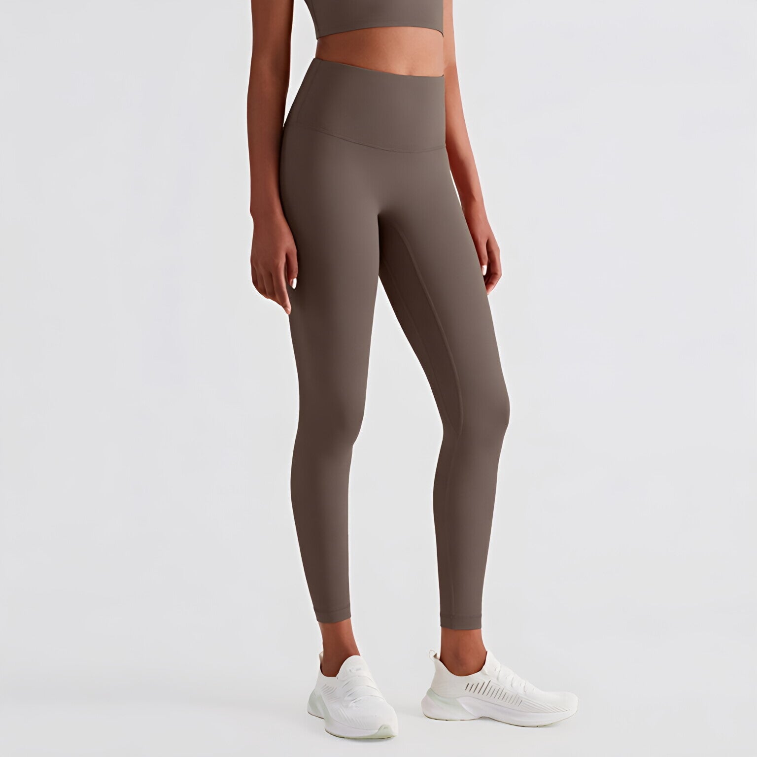 Women High Waist Yoga Pants Scrunch Butt Anti Roll Tummy Control