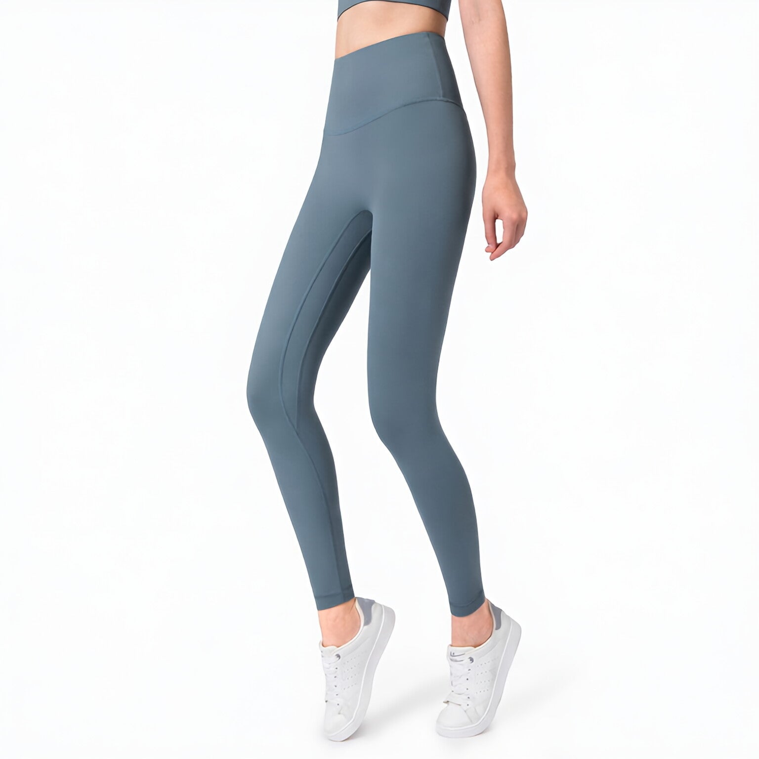 Women High Waist Yoga Pants Scrunch Butt Anti Roll Tummy Control
