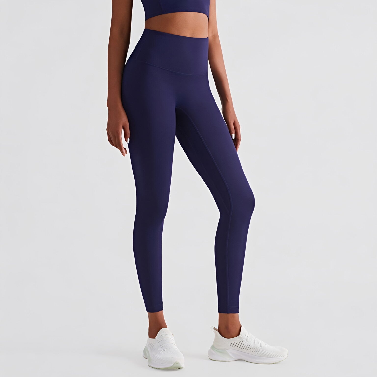 Women High Waist Yoga Pants Scrunch Butt Anti Roll Tummy Control