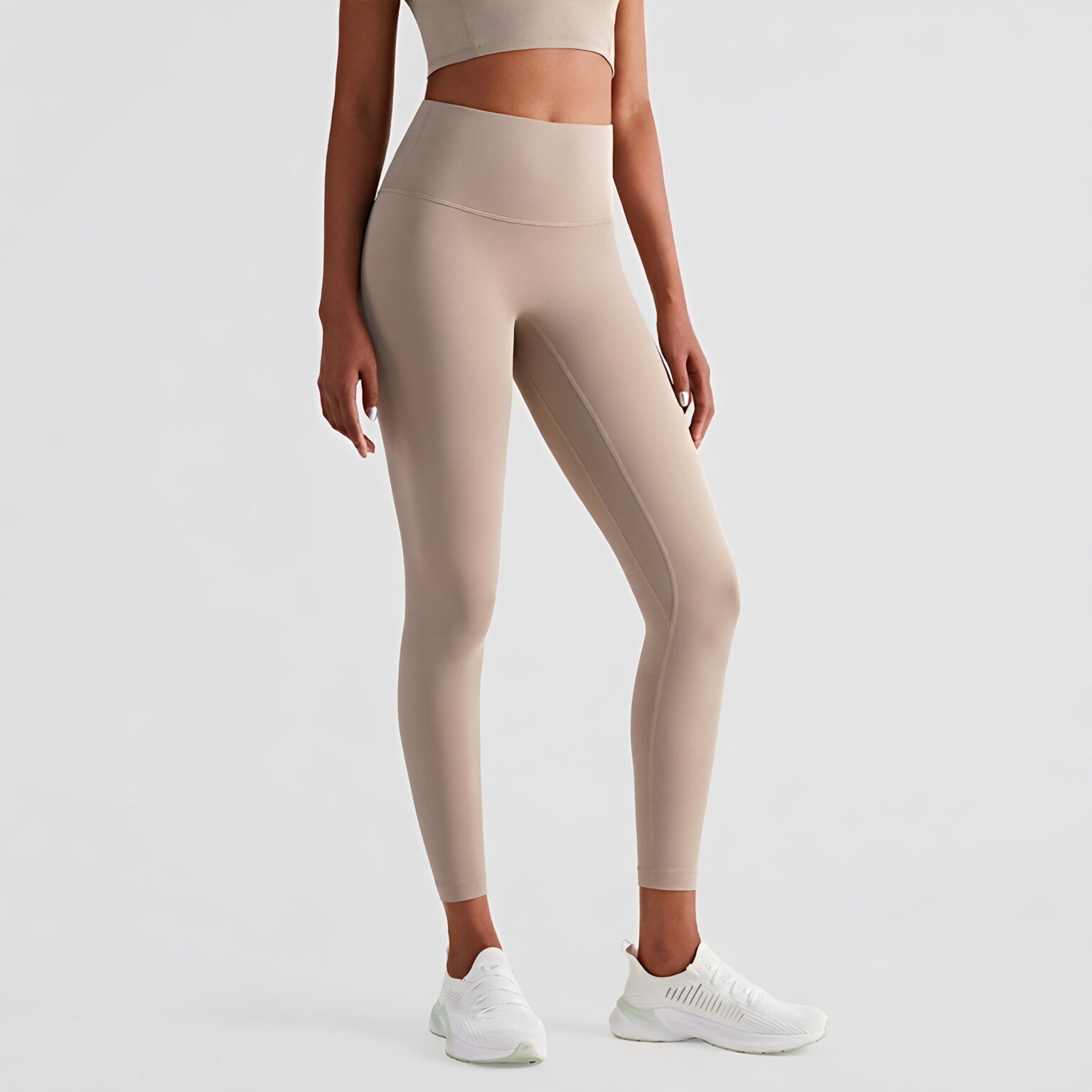 Women High Waist Yoga Pants Scrunch Butt Anti Roll Tummy Control
