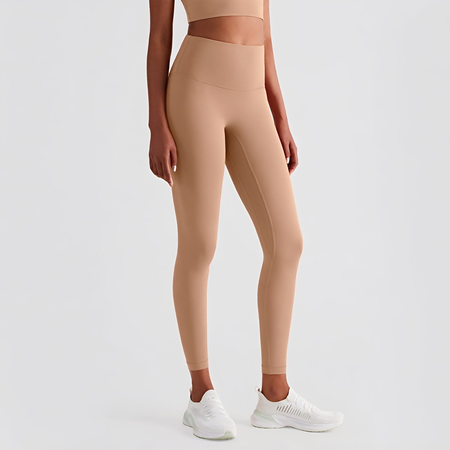 Women High Waist Yoga Pants Scrunch Butt Anti Roll Tummy Control
