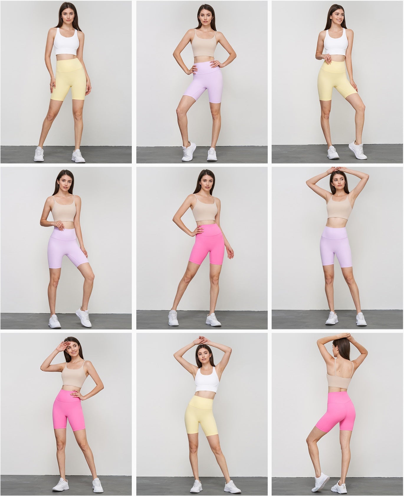 Women Size Free High Waist Yoga Shorts Scrunch Butt Workout