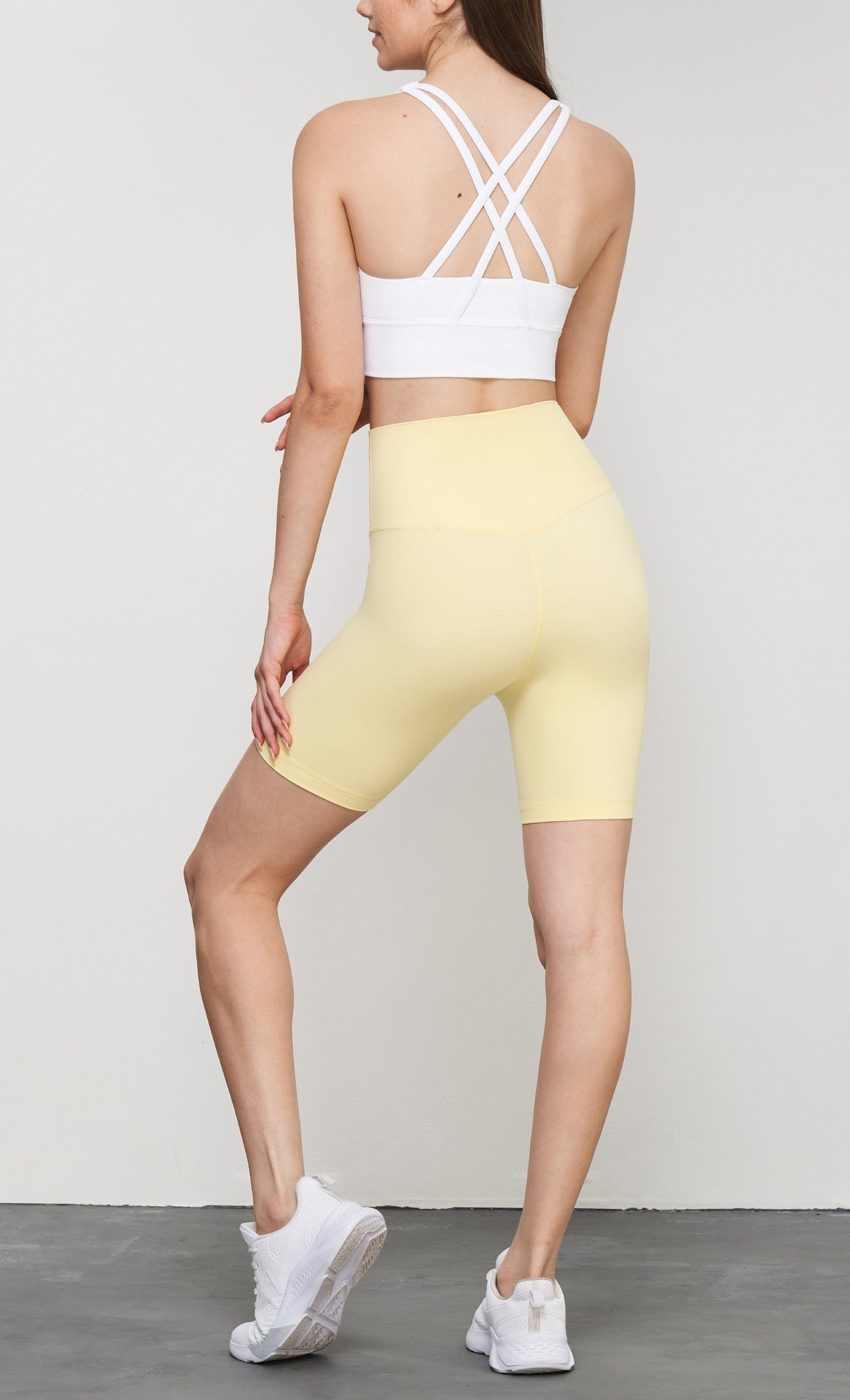 Women Size Free High Waist Yoga Shorts Scrunch Butt Workout