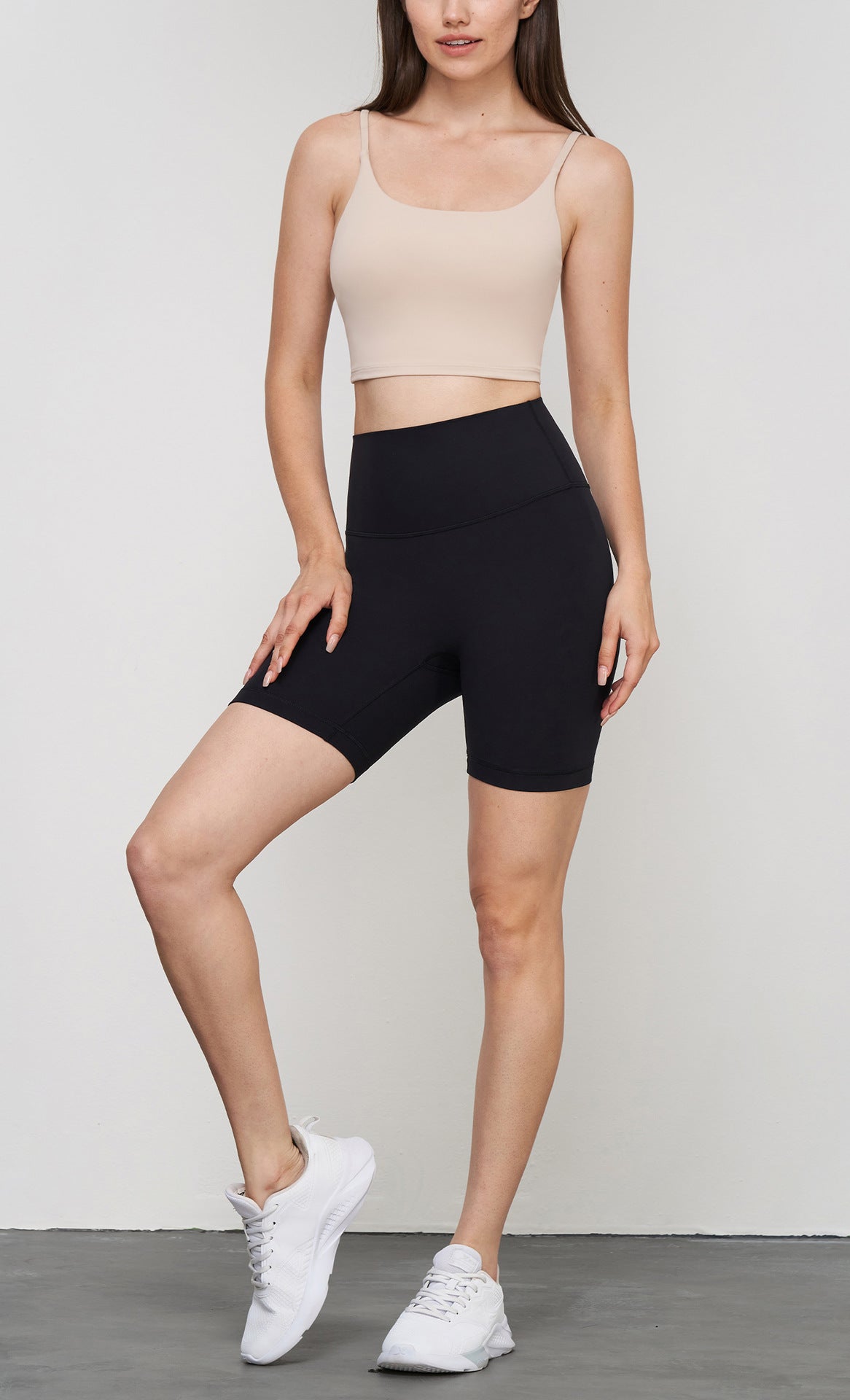 Women Size Free High Waist Yoga Shorts Scrunch Butt Workout