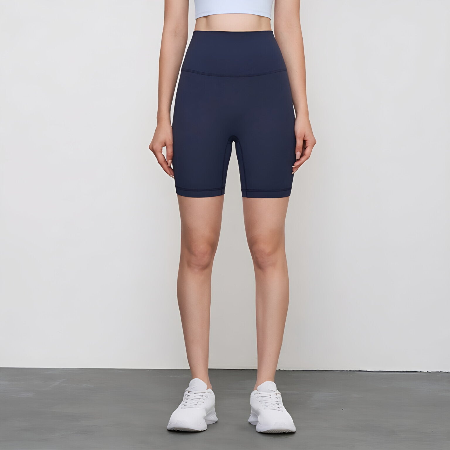 Women Size Free High Waist Yoga Shorts Scrunch Butt Workout