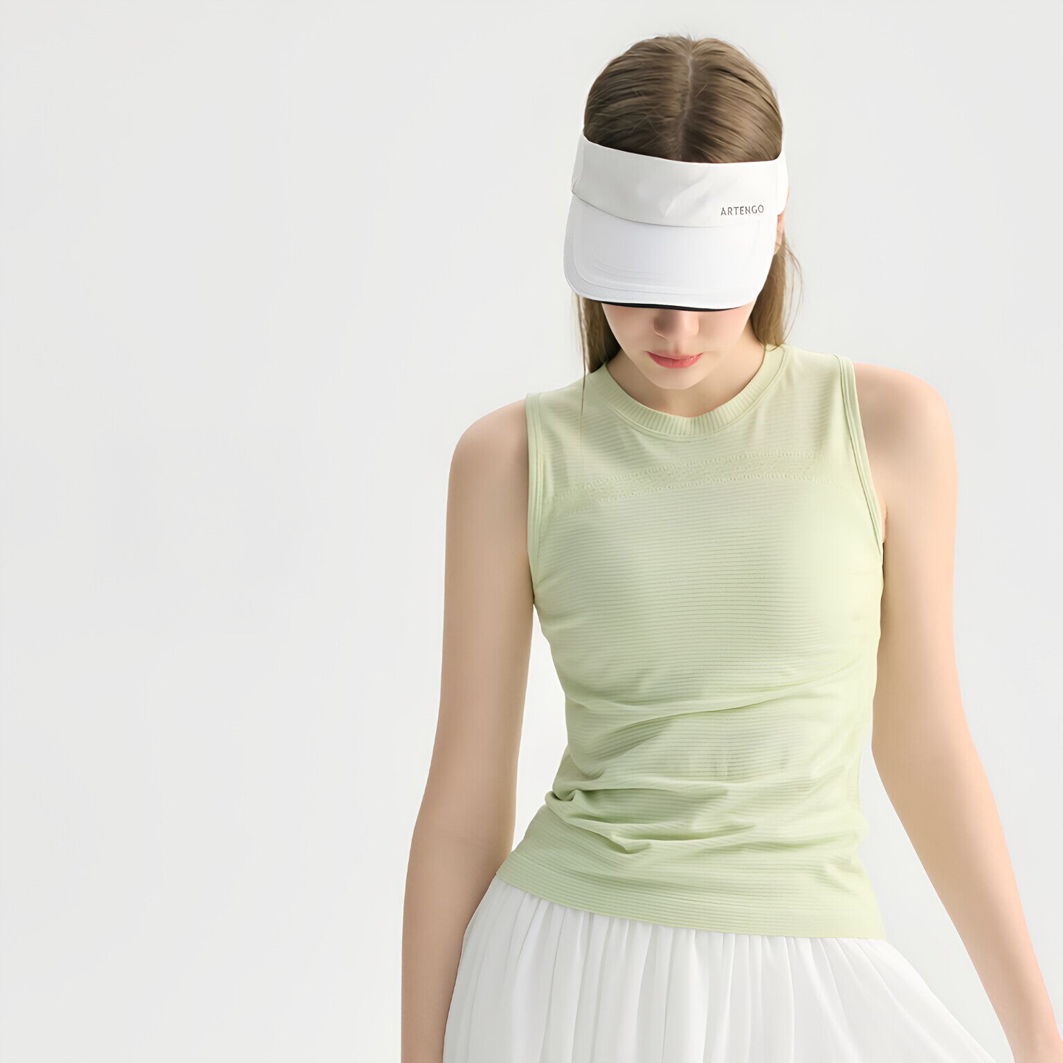 Women Summer Round Neck Sleeveless Yoga Tank Ice Feel Slimming