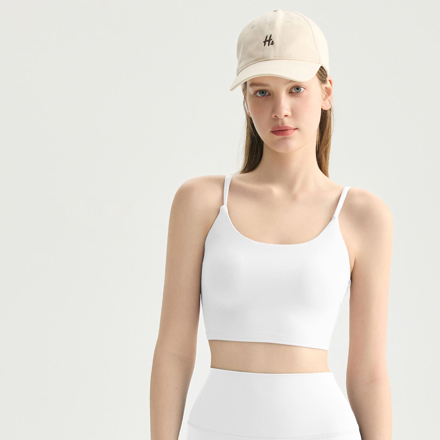 Women U-Neck Yoga Bra Soft Stretchy Breathable Sports Bra Activewear Top