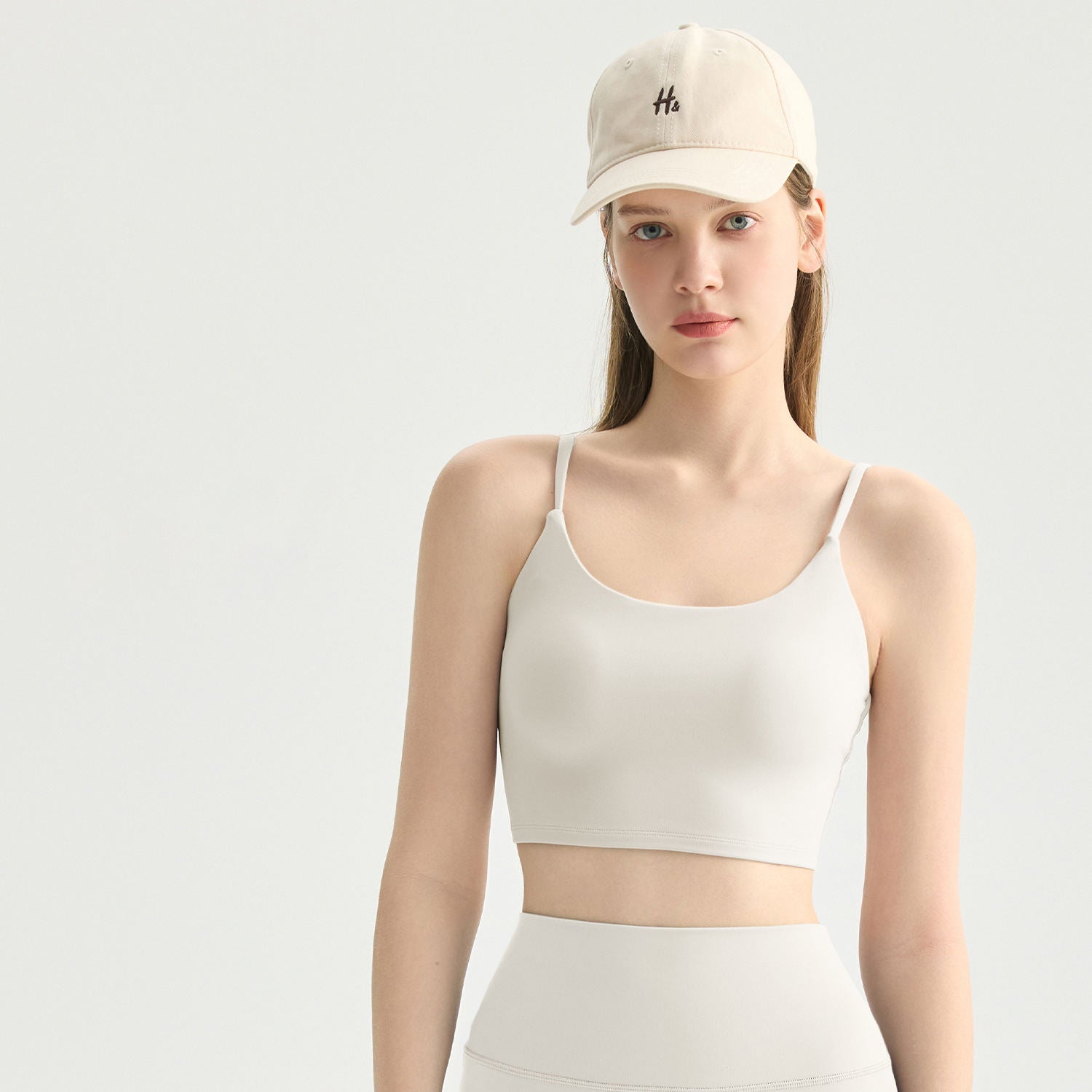Women U-Neck Yoga Bra Soft Stretchy Breathable Sports Bra Activewear Top